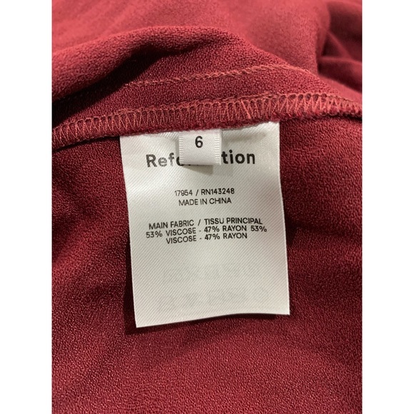 REFORMATION Crimini Dress Size 6 - Picture 7 of 8